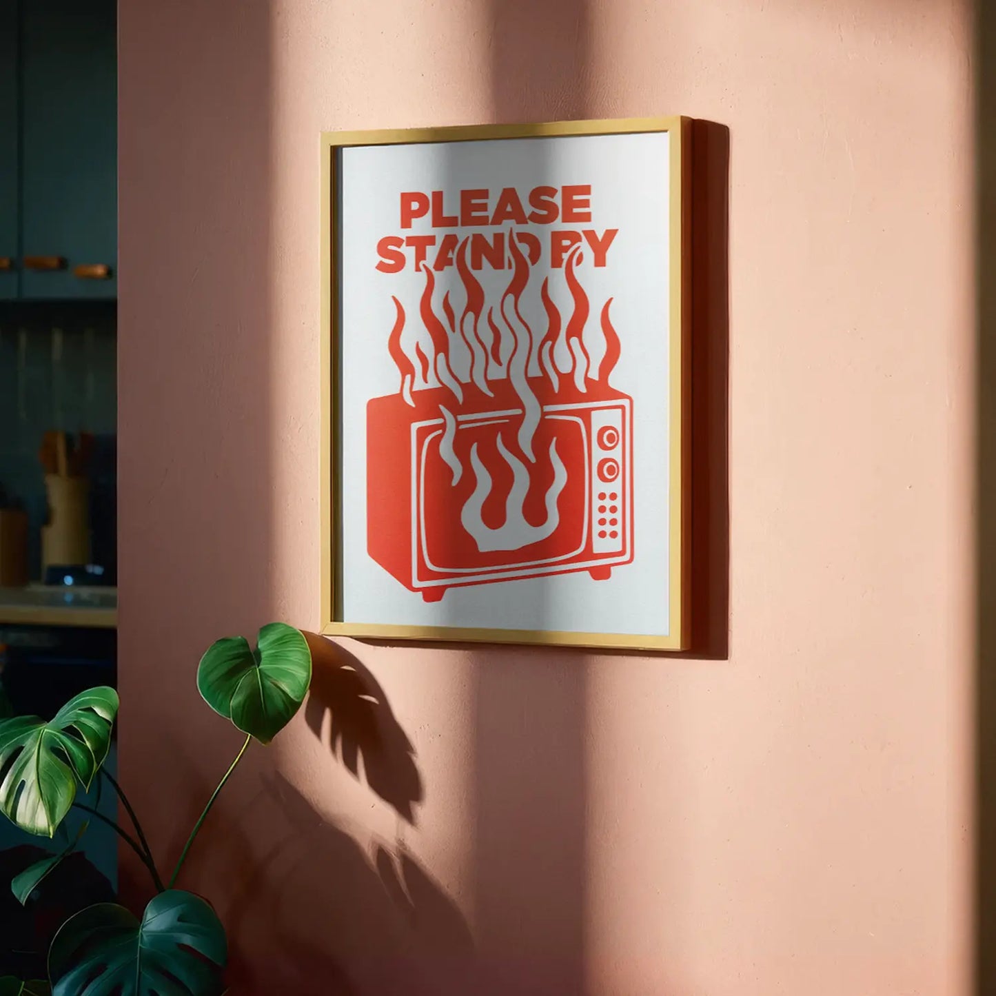PLEASE STAND BY - Handmade Original Artwork