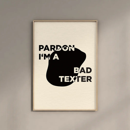 PARDON - Typography Poster